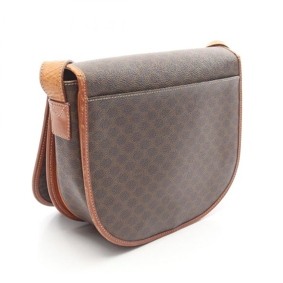 Celine Macadam PVC Coated Canvas Leather Shoulder Bag - Picture 6 of 6